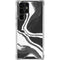 Black Marble Ink Galaxy S24 Ultra Clear Case