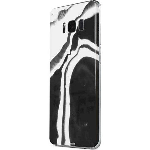 Black Marble Ink Galaxy S8 Plus Skin