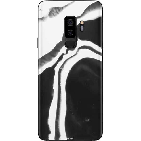 Black Marble Ink Galaxy S9 Plus Skin