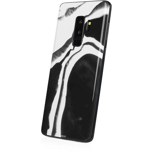 Black Marble Ink Galaxy S9 Plus Skin