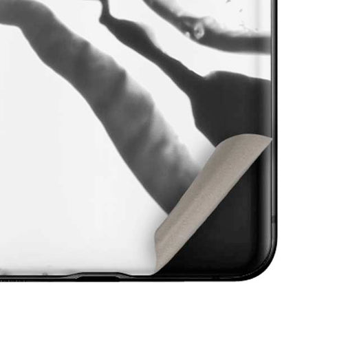 Black Marble Ink Galaxy Z Flip Skin