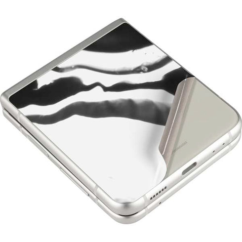 Black Marble Ink Galaxy Z Flip3 5G Skin