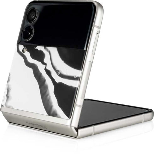 Black Marble Ink Galaxy Z Flip3 5G Skin