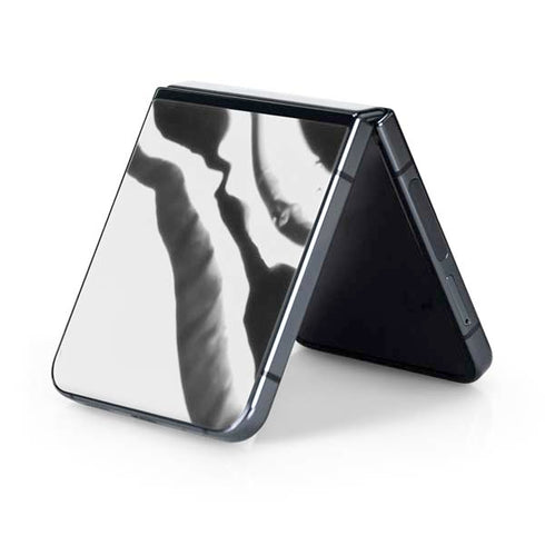 Black Marble Ink Galaxy Z Flip5 5G Skin