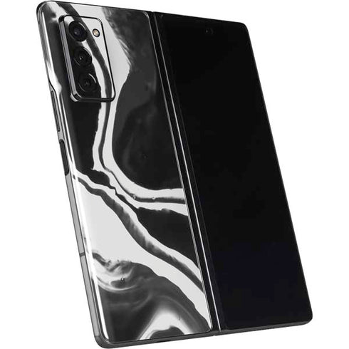 Black Marble Ink Galaxy Z Fold2 5G Skin
