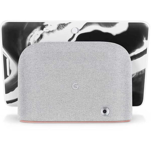 Black Marble Ink Google Home Hub Skin