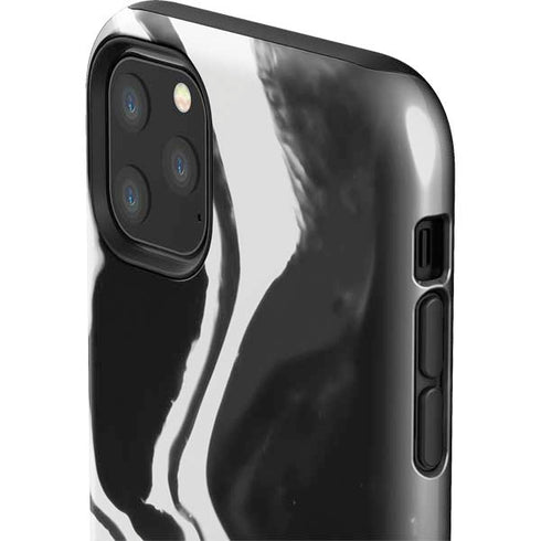 Black Marble Ink iPhone 11 Pro Max Impact Case
