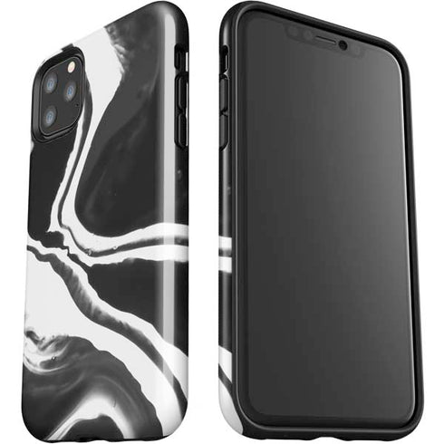Black Marble Ink iPhone 11 Pro Max Impact Case