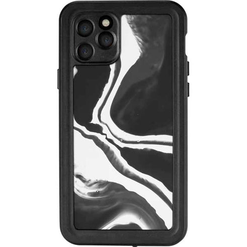 Black Marble Ink iPhone 11 Pro Waterproof Case