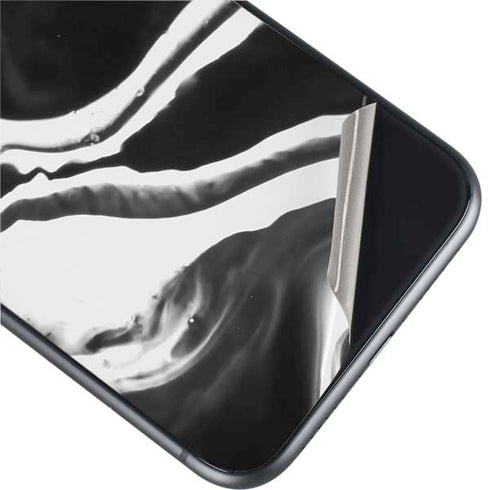 Black Marble Ink iPhone 11 Skin