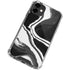 Black Marble Ink iPhone 12 Clear Case