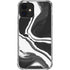 Black Marble Ink iPhone 12 Mini Clear Case