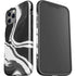 Black Marble Ink iPhone 12 Pro Impact Case