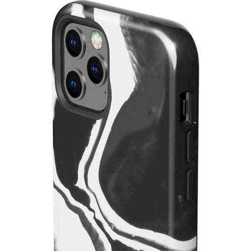 Black Marble Ink iPhone 12 Pro Max Impact Case