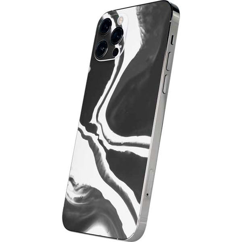 Black Marble Ink iPhone 12 Pro Max Skin