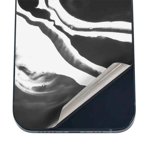 Black Marble Ink iPhone 12 Skin