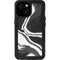 Black Marble Ink iPhone 13 Mini Waterproof Case
