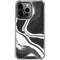 Black Marble Ink iPhone 13 Pro Clear Case
