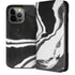 Black Marble Ink iPhone 13 Pro Max Folio Case