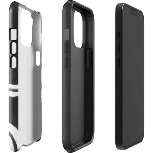 Black Marble Ink iPhone 13 Pro Max Impact Case