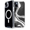 Black Marble Ink iPhone 14 MagSafe Case