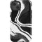 Black Marble Ink iPhone 14 Impact Case
