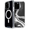 Black Marble Ink iPhone 15 Pro MagSafe Case