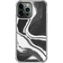 Black Marble Ink iPhone 15 Pro Max Clear Case
