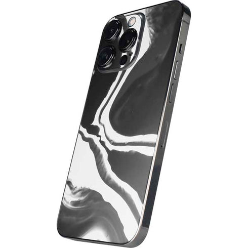 Black Marble Ink iPhone 14 Pro Max Skin