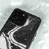Black Marble Ink iPhone 14 Pro Max Waterproof Case