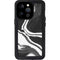 Black Marble Ink iPhone 14 Pro Waterproof Case