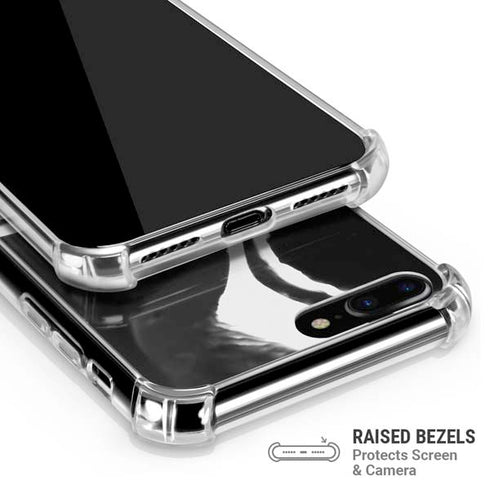 Black Marble Ink iPhone 7/8 Plus Clear Case