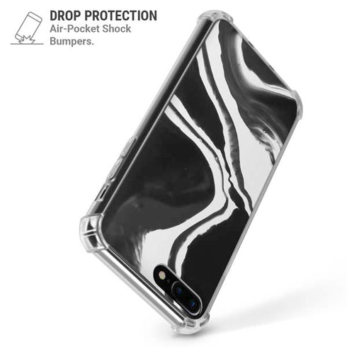 Black Marble Ink iPhone 7/8 Plus Clear Case