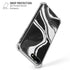 Black Marble Ink iPhone 7/8 Plus Clear Case