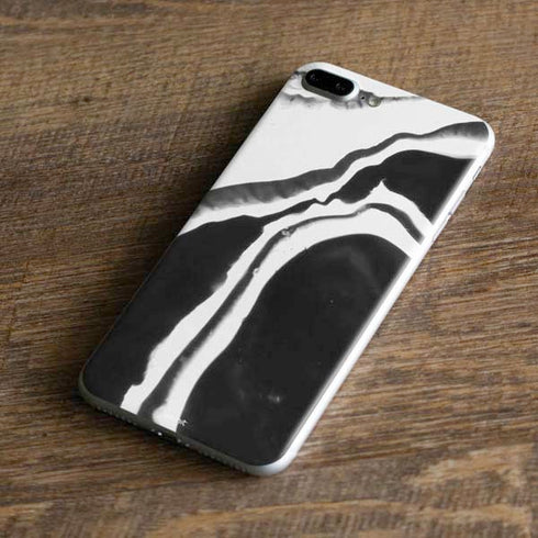 Black Marble Ink iPhone 7 Plus Skin