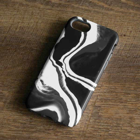 Black Marble Ink iPhone 7 Pro Case