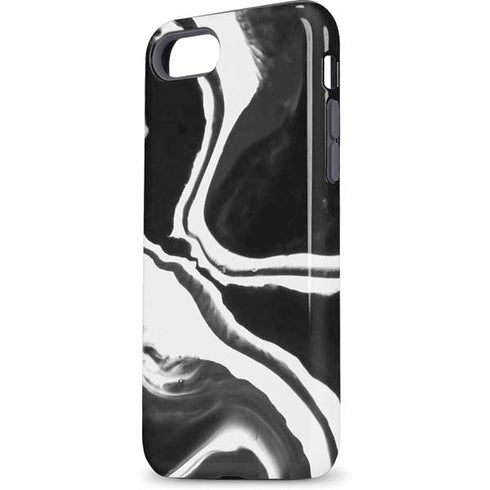 Black Marble Ink iPhone 8 Pro Case