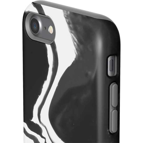 Black Marble Ink iPhone SE (2nd & 3rd Gen) Pro Case