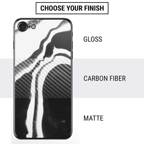 Black Marble Ink iPhone SE (2nd & 3rd Gen) Skin