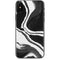 Black Marble Ink iPhone X Skin