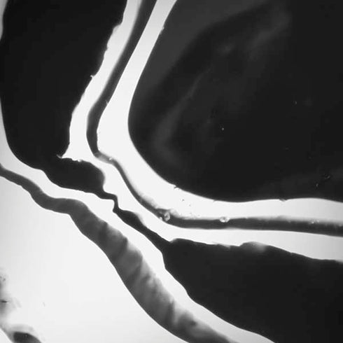 Black Marble Ink iPhone X Skin