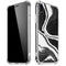 Black Marble Ink iPhone XR Clear Case