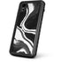 Black Marble Ink iPhone XR Waterproof Case