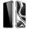 Black Marble Ink iPhone XS Max Clear Case