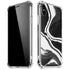Black Marble Ink iPhone XS Max Clear Case