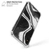 Black Marble Ink iPhone XS Max Clear Case