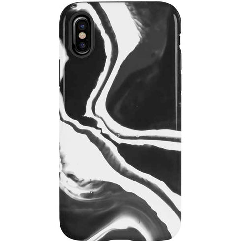 Black Marble Ink iPhone XS Pro Case