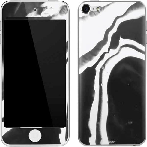 Black Marble Ink Apple iPod Skin