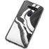 Black Marble Ink LG K51/Q51 Clear Case