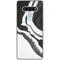 Black Marble Ink LG Stylo 6 Clear Case